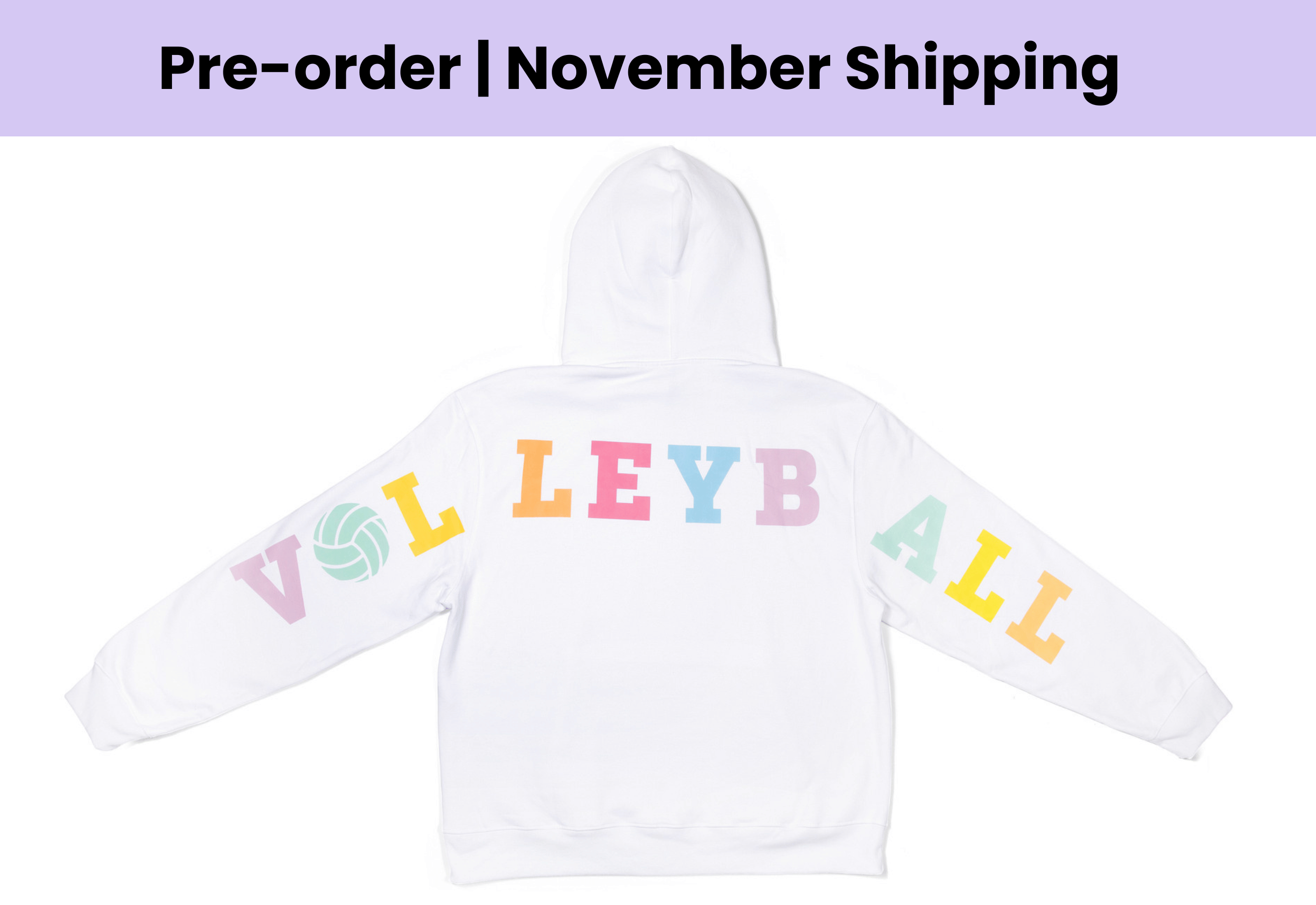PRE-ORDER | Volleyball Vibes Hoodie | Mid November Ship Date
